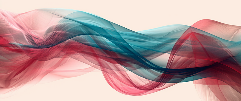 透明的蓝色和红色波,孤立在白色背景上的水平画幅,插画/手绘图,插画/手绘图库,插画/手绘图下载,插画/手绘